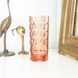 Art Deco geometric pink vase