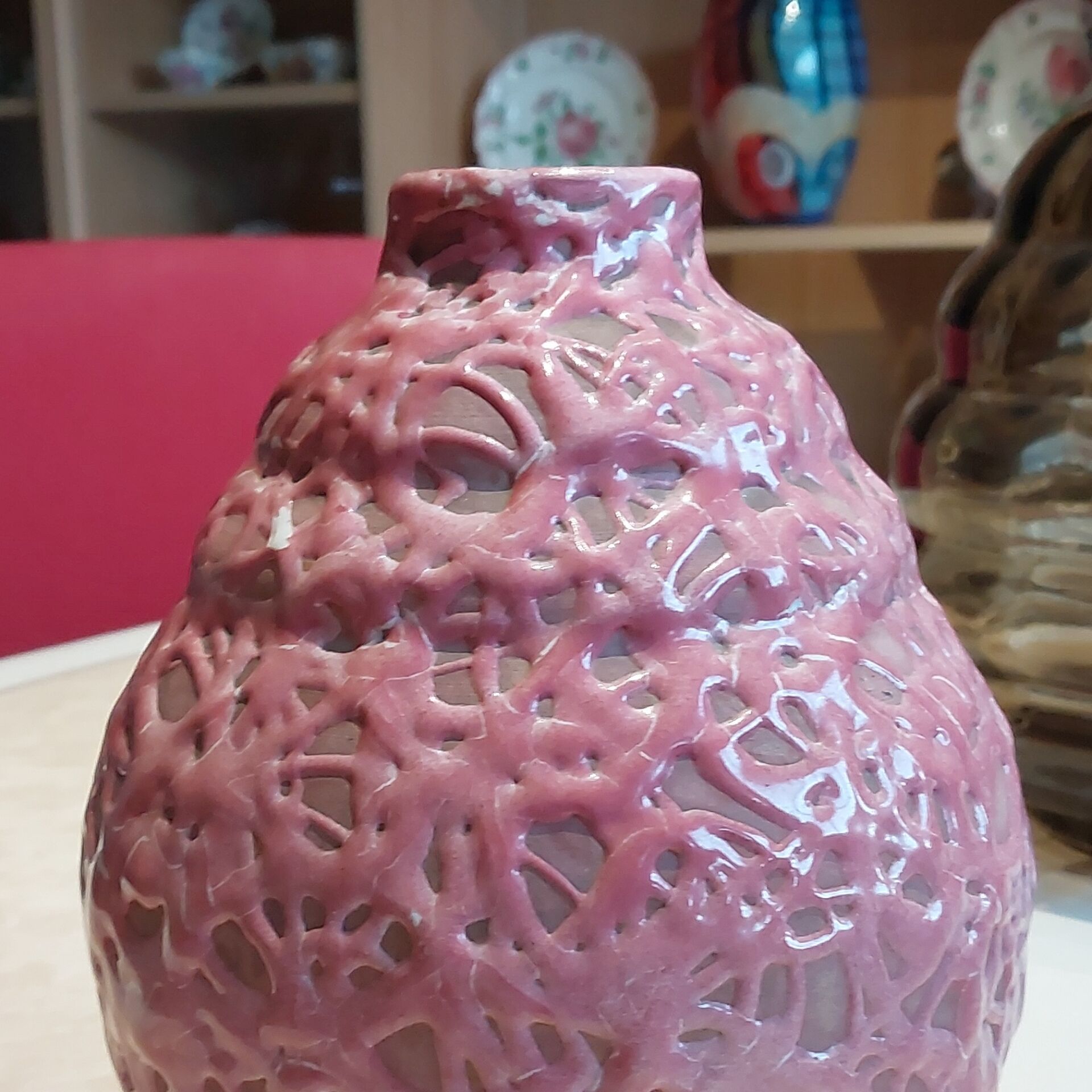 Art Deco vase from the Charentaise Faïencerie