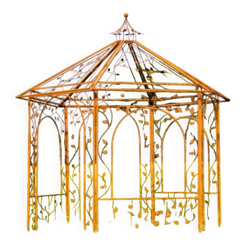 Gloriette, tonnelle , pergola en fer forgé