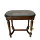 Louis XVI style caned piano stool
