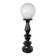 Black vintage wood lamp