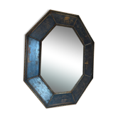 Miroir ancien de forme octogonale