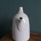 Coffee pot, teapot, porcelain, Italy, 70s, space age
