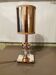 Art Deco mirror lamp, copper and glass