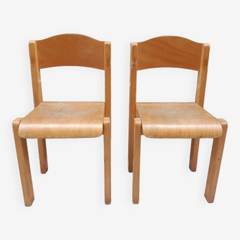 2 chaises enfant