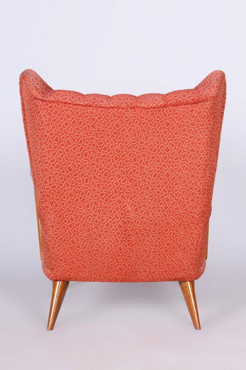 Art Deco Wingchair in Beech by Jan Vaněk, 1930s