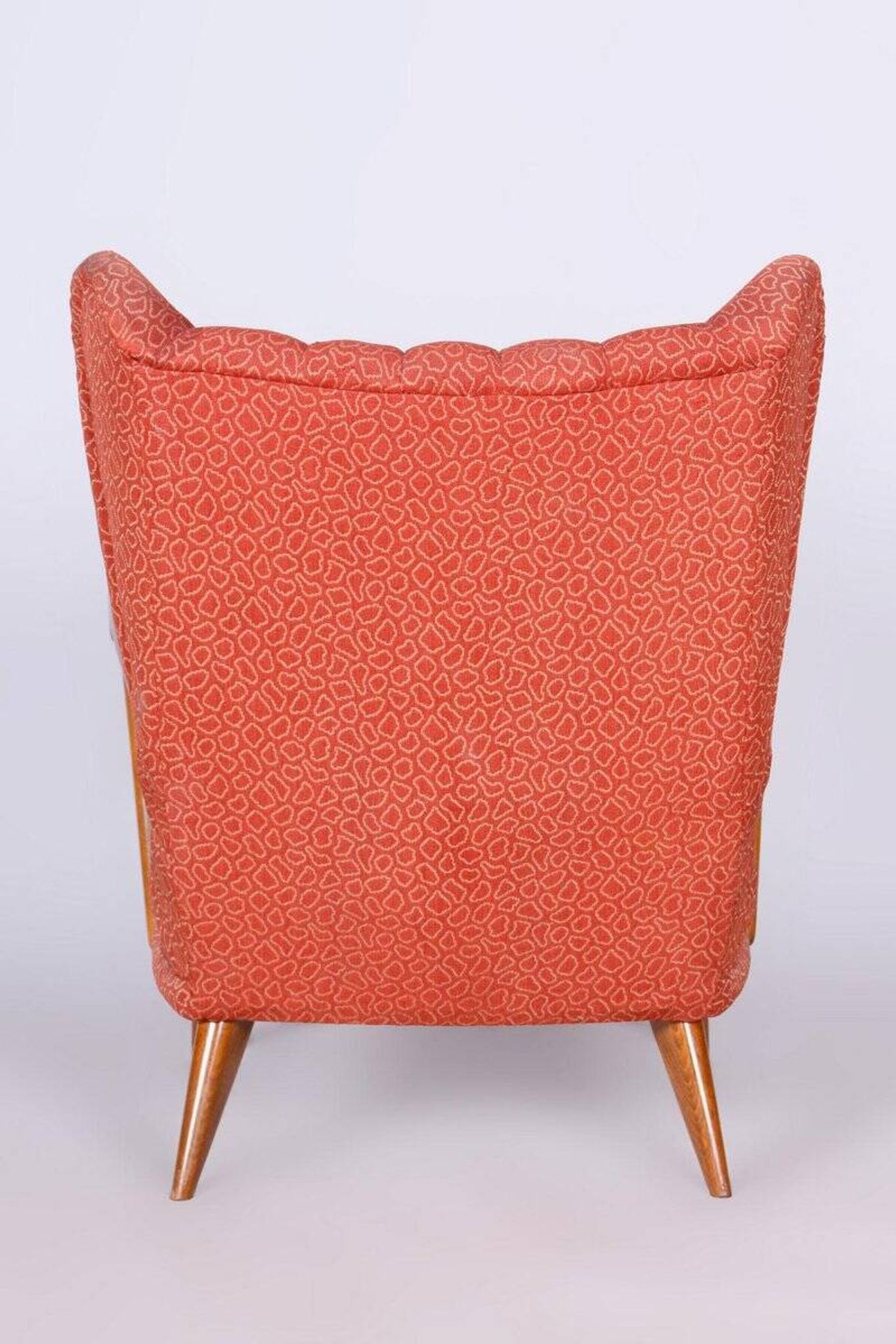 Art Deco Wingchair in Beech by Jan Vaněk, 1930s
