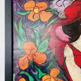Oil Painting on Panel Large Format Signed Linda Le Kinf
