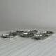 Lot de 6 coupelles inox brillant