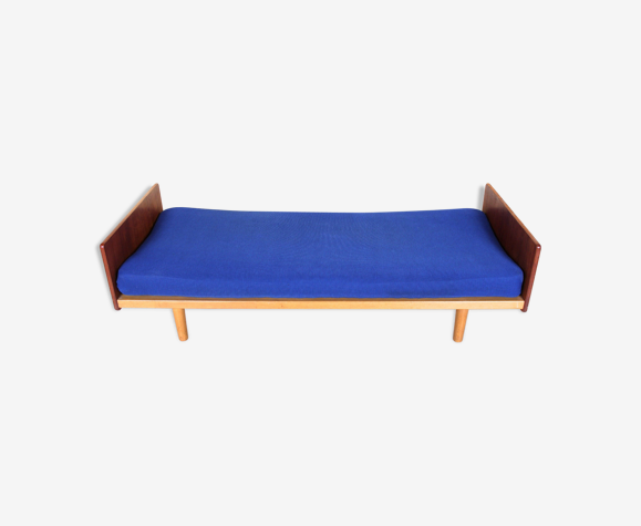Sofa bed in day style vintage teak Danish 1960-70s | Selency