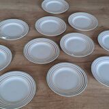 Old dessert or starter plates Gien