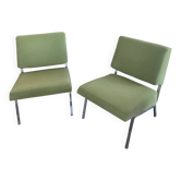 Vintage armchairs of the 1960s type.