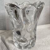 Vintage DAUM crystal vase from the 1960s