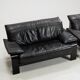 Postmodern German brutalist lounge sofa by Rolf Benz for Musterring, 1990s, set of 2