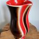 Vase Verceram rouge-brun modèle 6390-28, Français poterie d’art moderne du milieu du siècle des années 1960