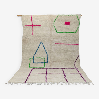 Tapis Marocain berbère 318 x 200 cm tapis Azilal en laine