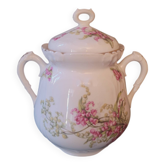 Victorian porcelain sugar bowl