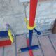 Coat rack and pencil shelf 80'S , Design Pierre Sala