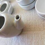 Lot dînette porcelaine blanche 22 pièces