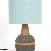 Søholm / Einar Johansen “3072” ceramic table lamp / handcrafted / mid-century Danish modern design / 1960s / 1970s