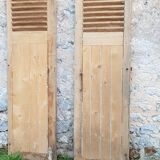 Pair of old wooden shutters