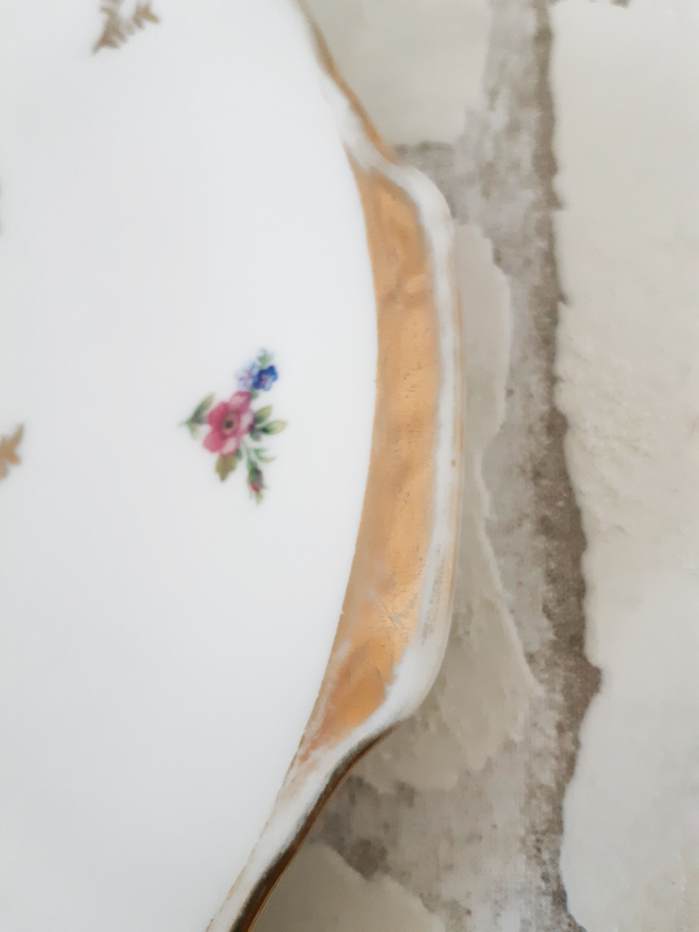 Dessert dishes in Limoges porcelain