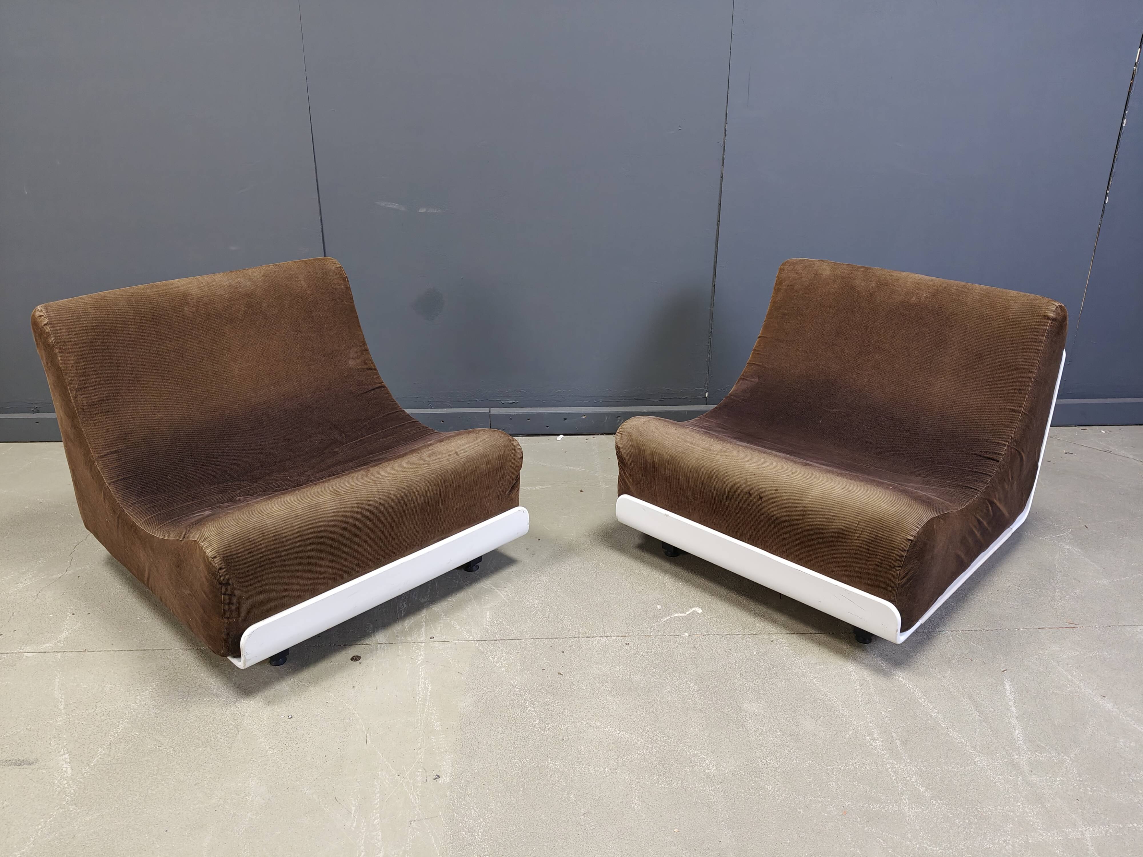 Space age Orbis lounge chairs by Luigi Colani for Cor, 1960s