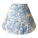 Blue toile de Jouy lampshade