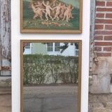 trumeau mirror louis xvi style 104x66cm