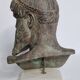 Bust of Poseidon in patinated plaster on plaster base,