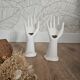 Pair of ceramic hand-held soliflores