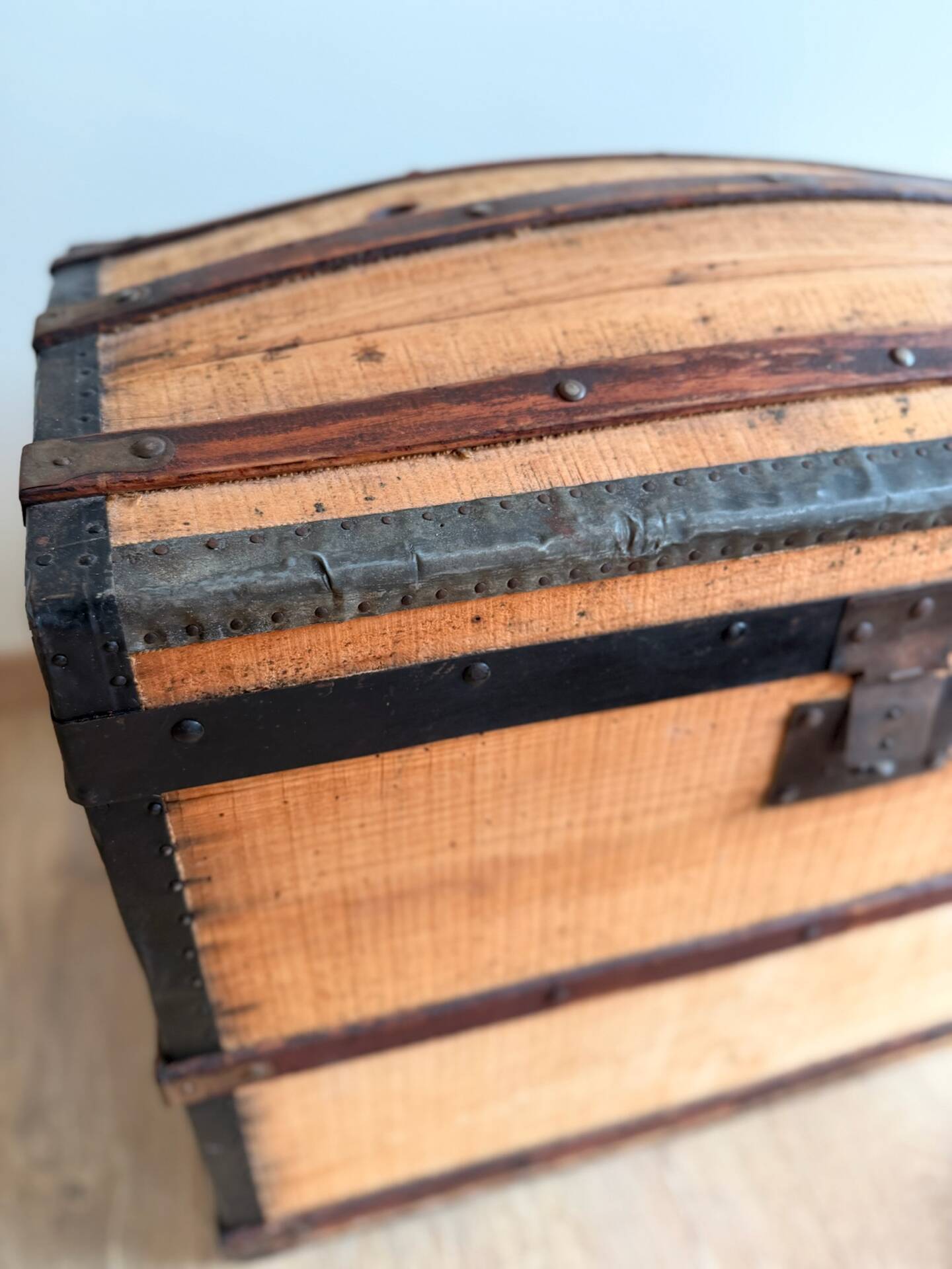 Malle vintage en bois