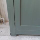 Vintage Parisian sideboard re-enchanted in smoky green.