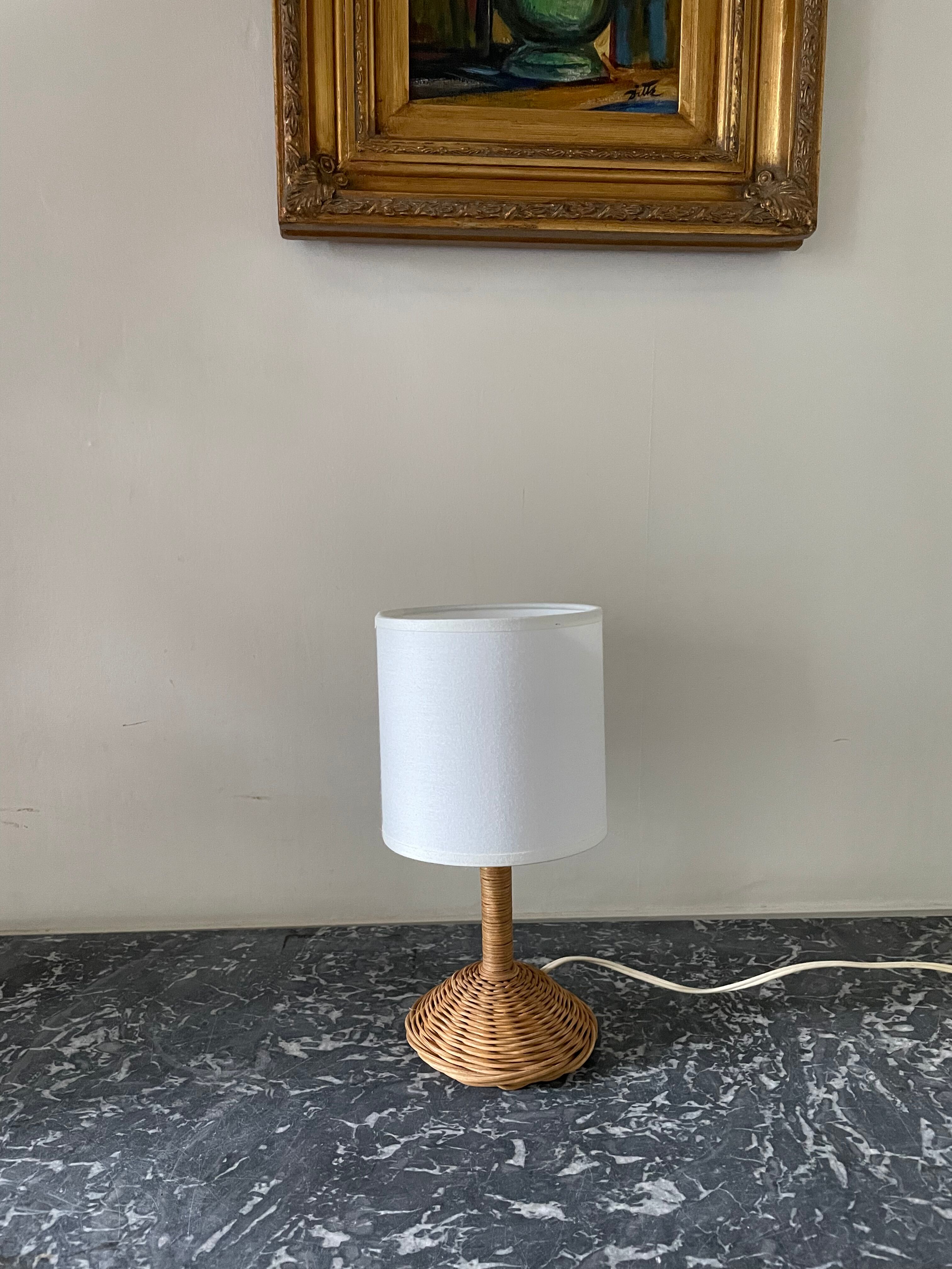 Lampe rotin