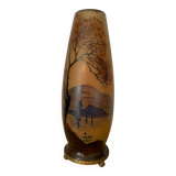 Art Deco vase signed JEM