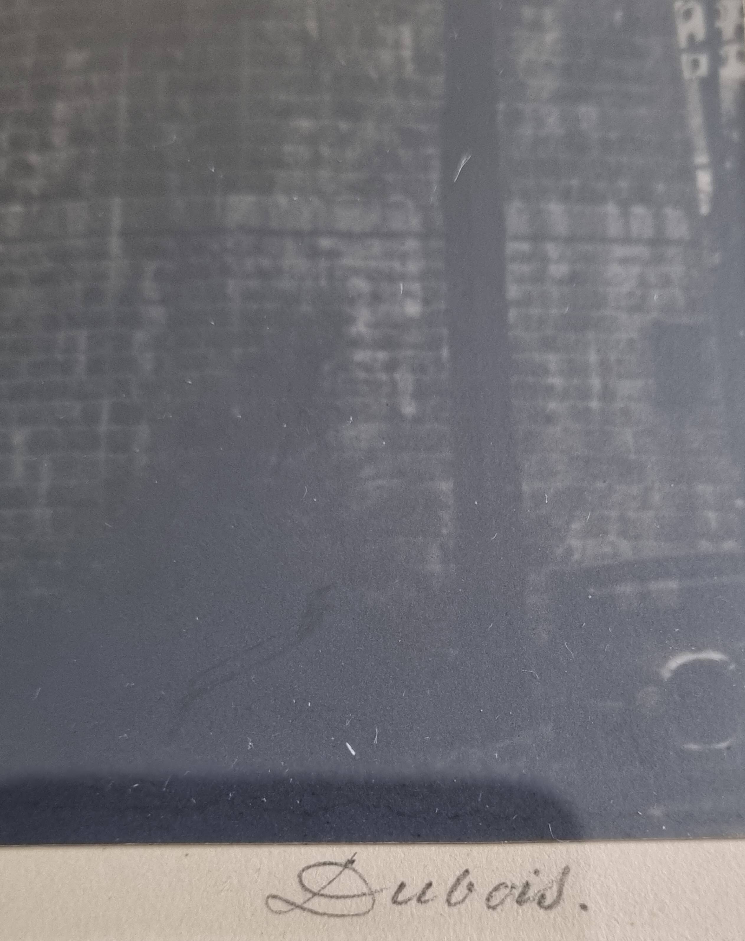 Photo of the Sainte-Marie viaduct, Les Houches, Mont-Blanc, signed Dubois, 35 x 44 cm.