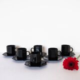 Coffee service octime black Arcoroc