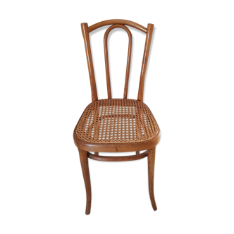 Chaise bistrot Thonet n°56 assise cannée