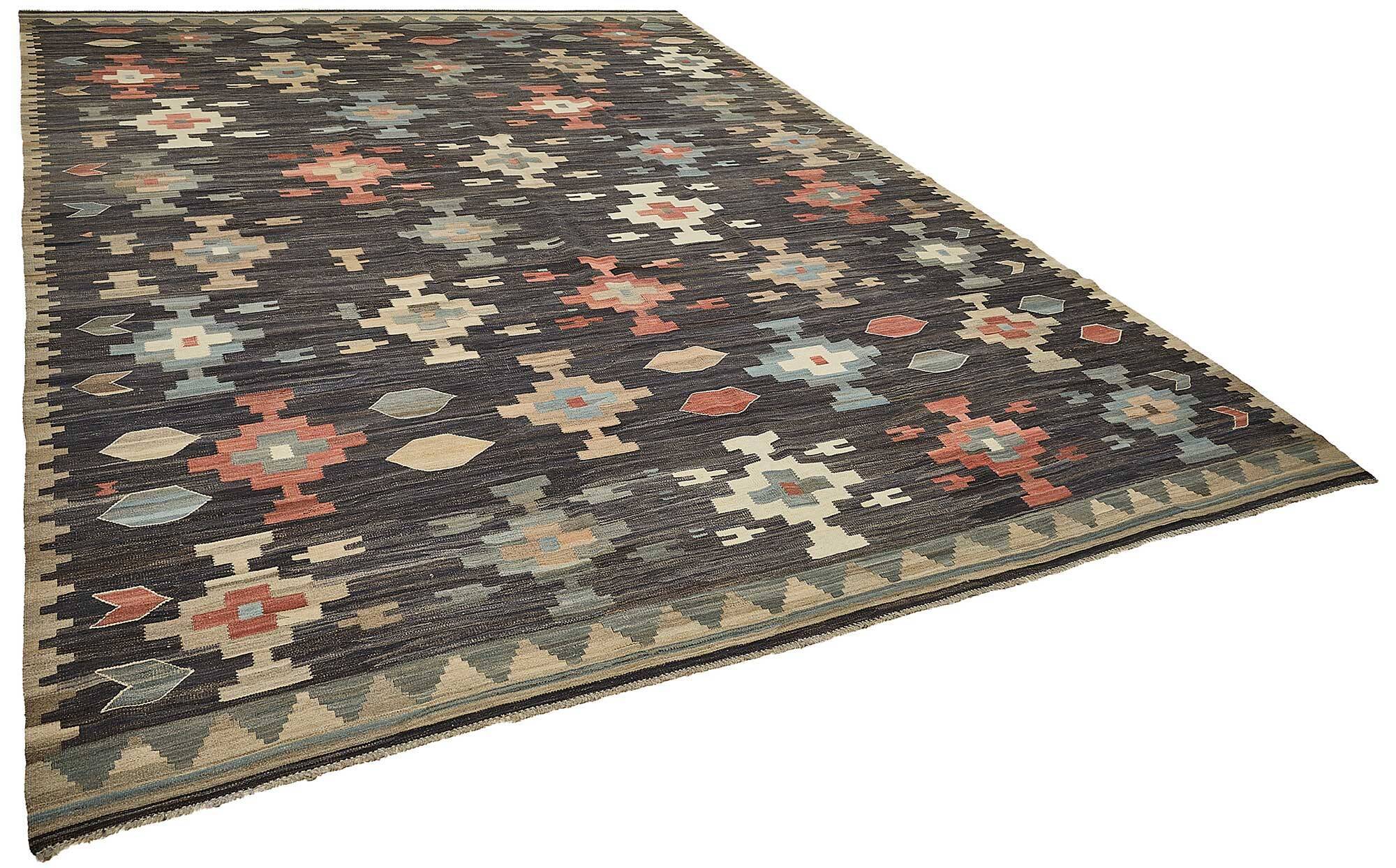 Contemporary Tribal Decorative Kilim 306 cm x 430 cm