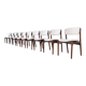 Erik Buch OD 49 set of ten dining chairs rosewood O.D. Mobler Denmark 1960