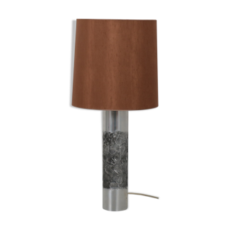 1960s Aluminium table lamp designed by Willy Luyckx, manufactured by Aluclair in Belgium