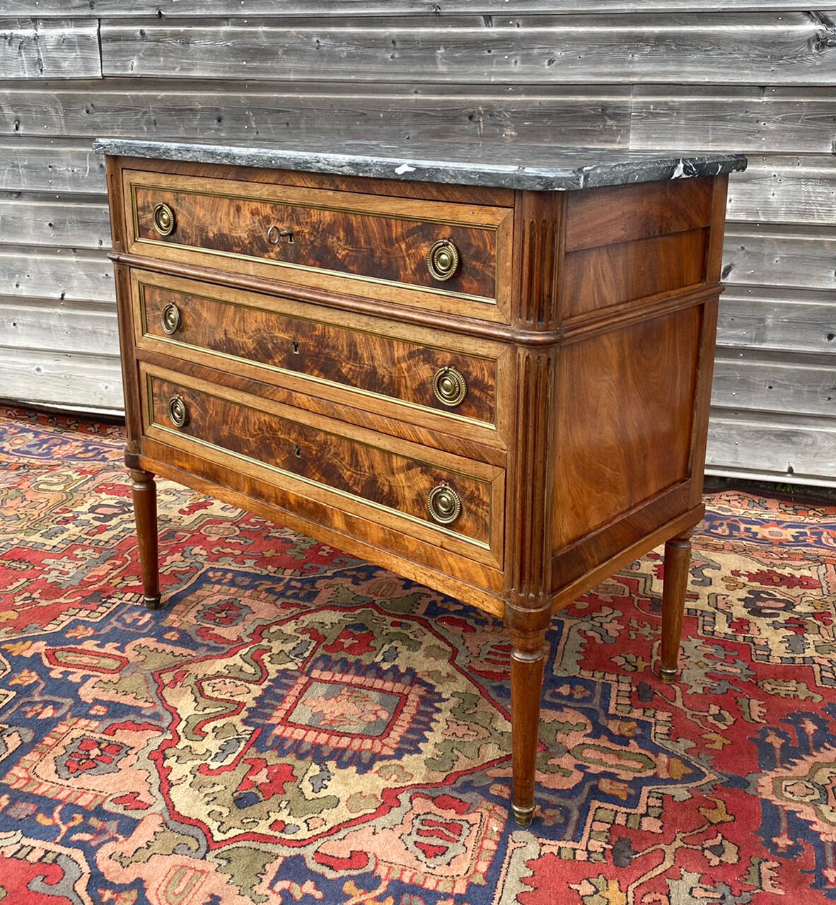 Mahogany dresser style lLouis XVI XIX century