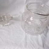 Bocal en verre bouchon en verre