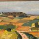 Swedish Oil on Panel “Landscape” by Tage Gavik, Signed, Vintage & Framed