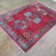 Handmade Persian Hamadan rug 199x135cm