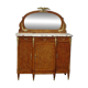 Très ancien buffet Louis XVI avec marbre, miroir et bronze