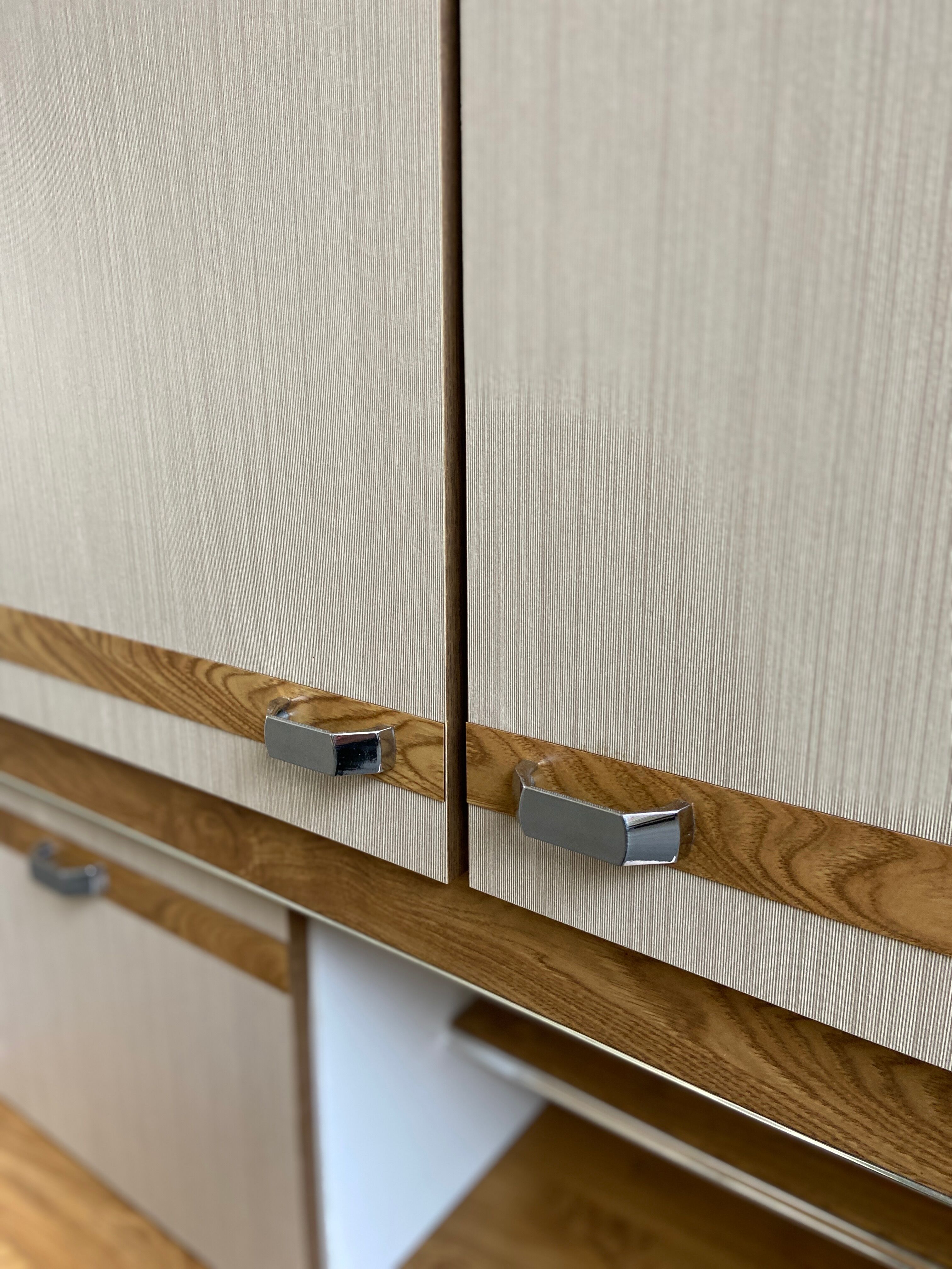 Vintage laminated kitchen buffet 1980s