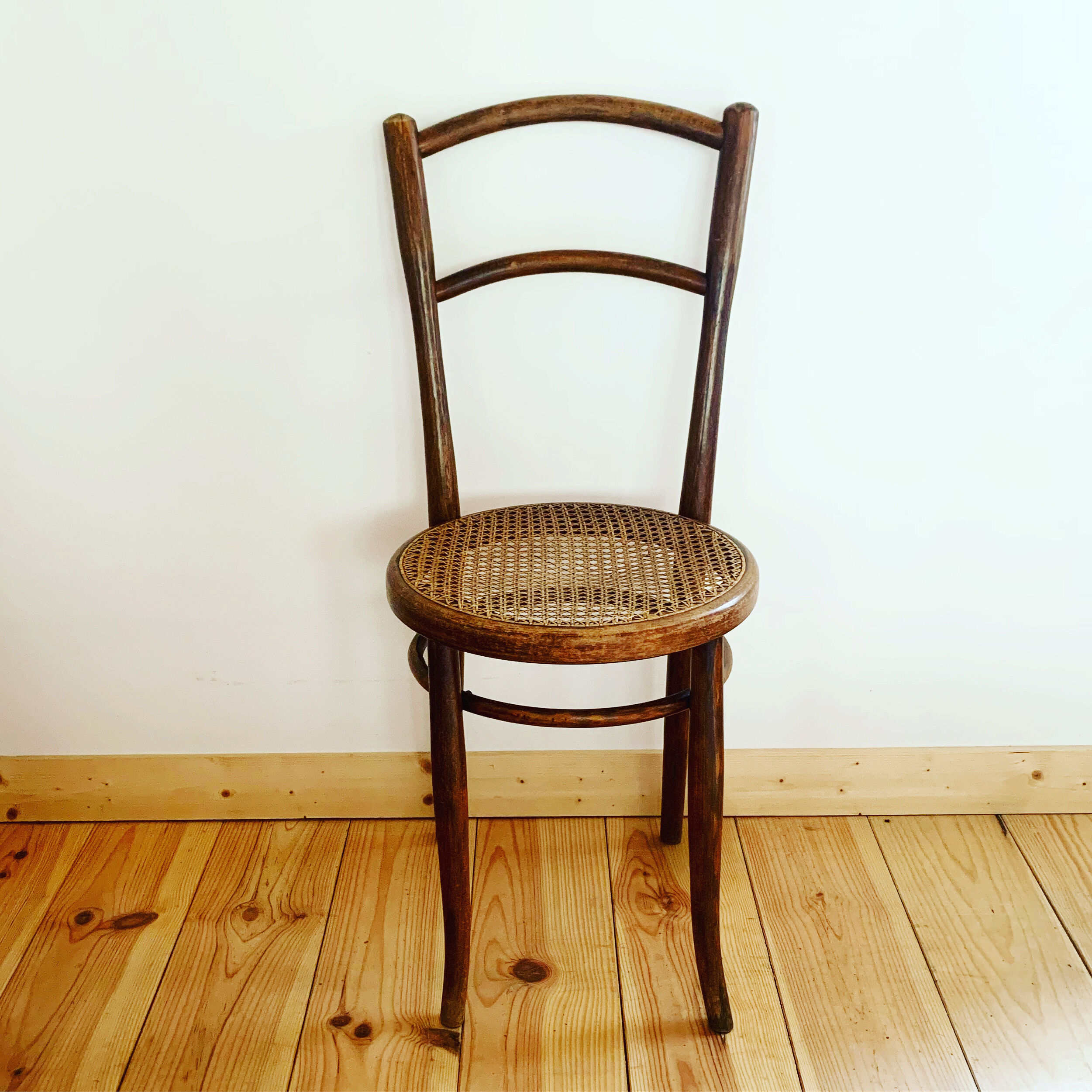 Bistro chair stamped "glarus"