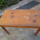 Table d'administration ancienne en bois