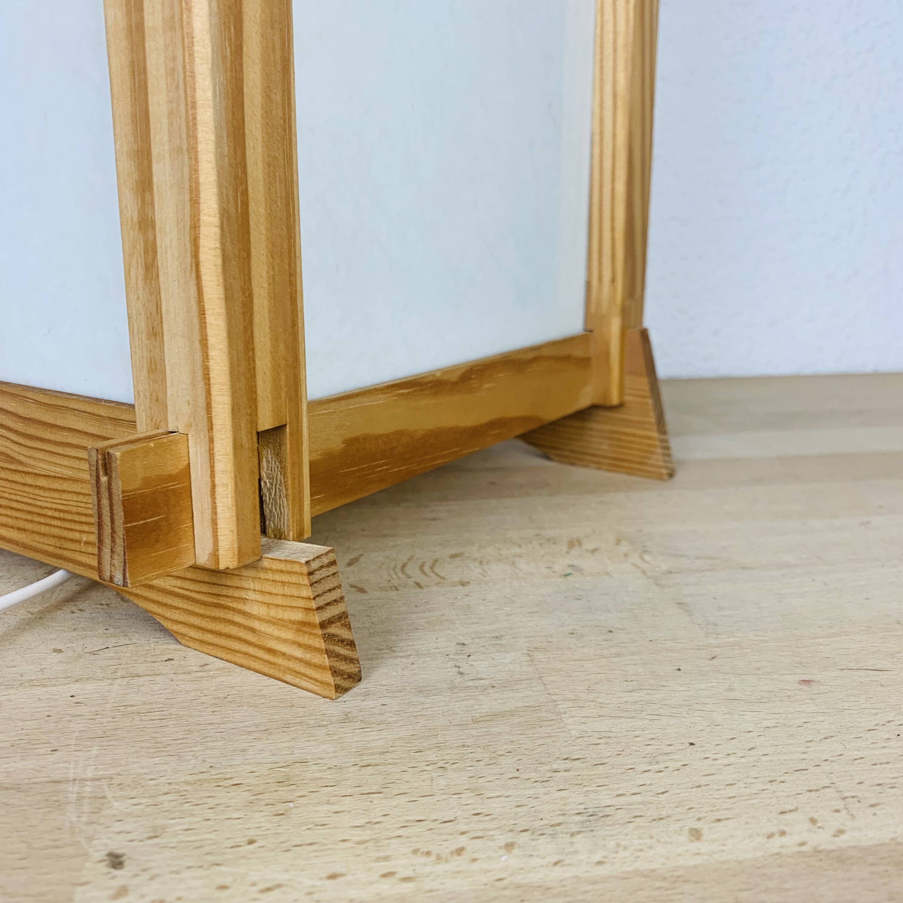 Vintage Japanese-style lantern table lamp